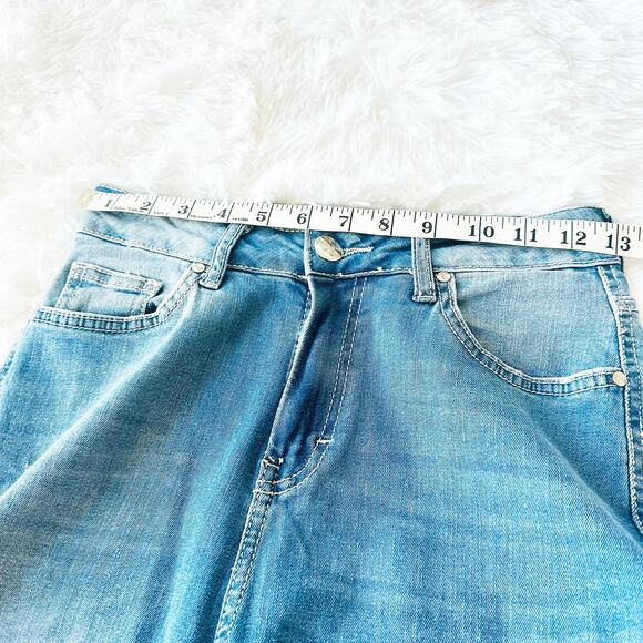 Polo Wear Distressed Skinny Jeans Raw Hem Size 40 US 6 Women’s - Picture 5 of 6